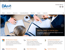 Tablet Screenshot of dansolutions.com